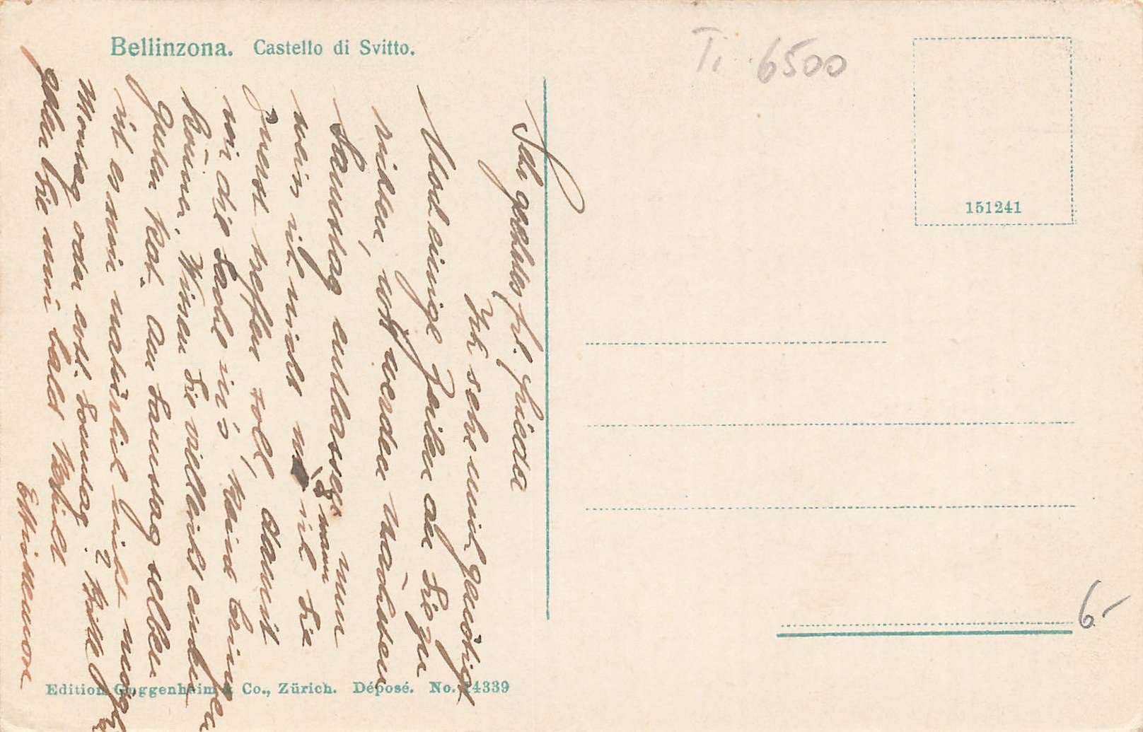 Cartes postales: Bellinzona castello svitto – D'occasion à Biasca par Blenio71 1