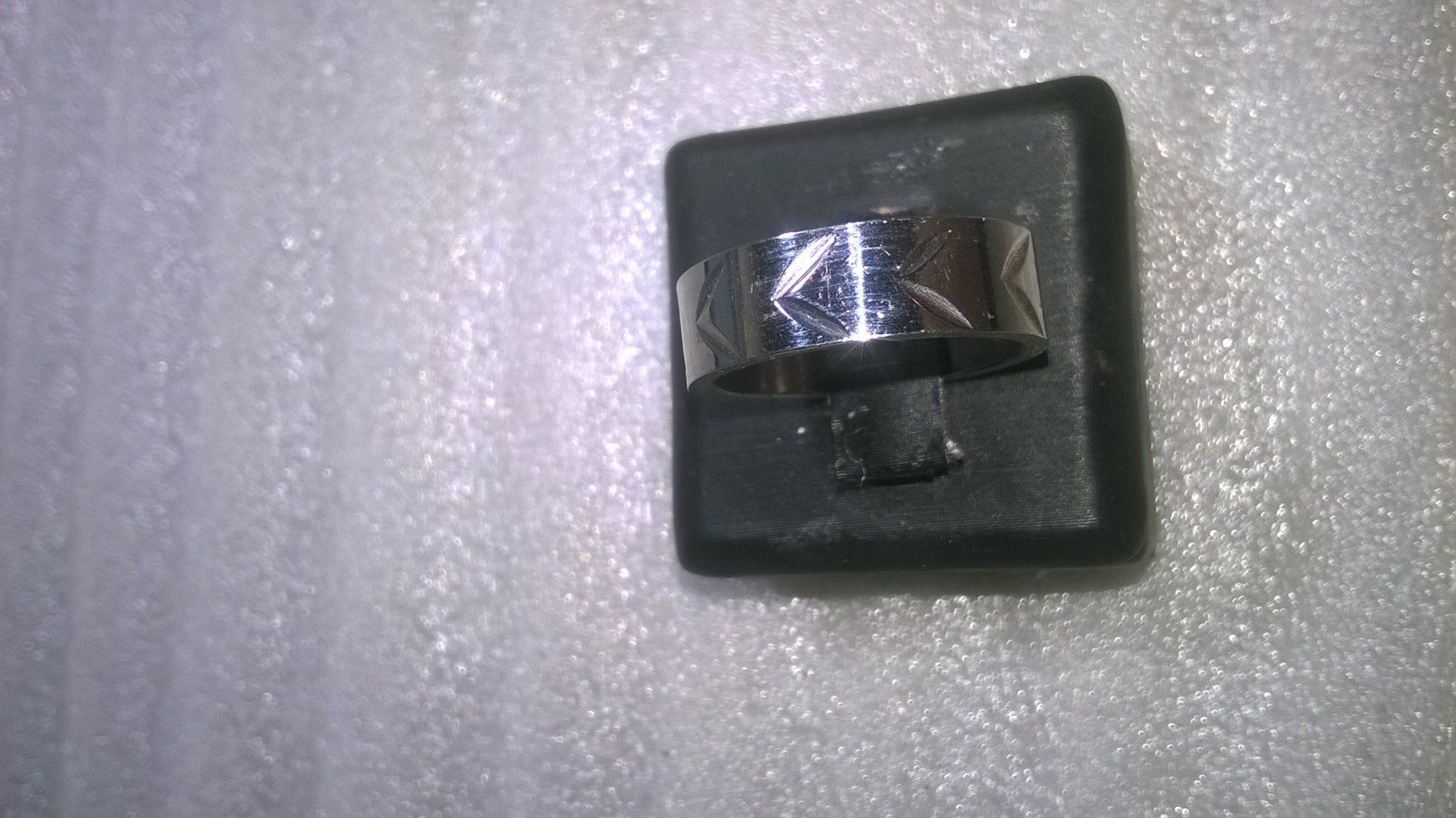 Anelli: ring edelsthal,,,silber farbe,,,glanzig – Nuovo (secondo la descrizione) da Basel venduto da bijoutrie_4 1