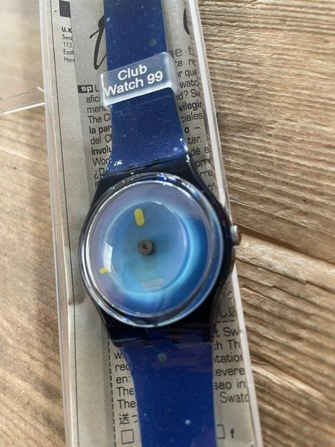 Swatch Orologi: Swatch Gent Special "SPACE DREAMS" in Plastikbox – Usato da Neuhausen am Rheinfall venduto da galleria13 1