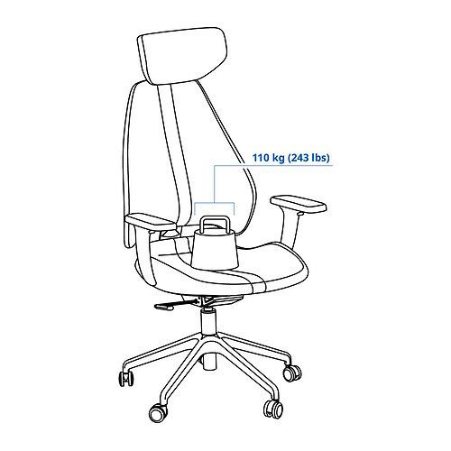 Ikea Sedie: IKEA GRUPPSPEL Gamingstu GRANN schwarz – Nuovo e nell'imballaggio originale da Rothenburg venduto da IKEA_Rothenburg 3
