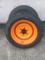 2 Räder kompl. Rasenreifen Reifen 24x8.50-14 Kubota STV STA