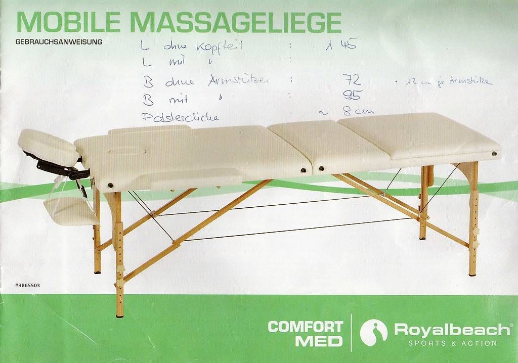 Liegen & Liegestühle: Massageliege mobil – Gebraucht aus St.Gallen von nebede