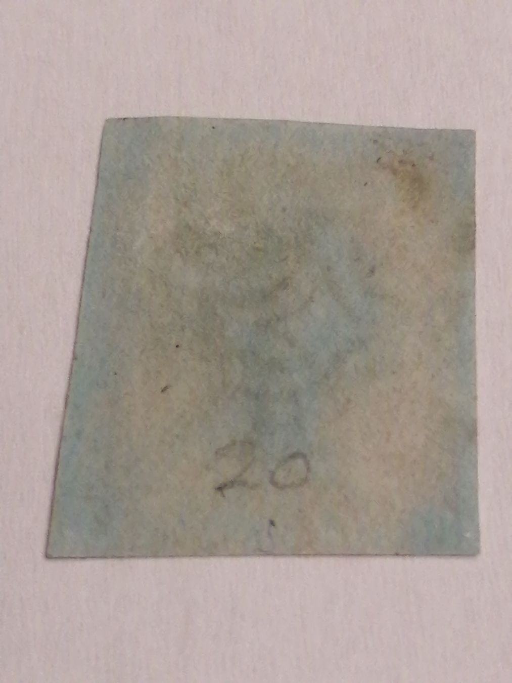 Alle Briefmarken: One Penny Red 1841, Platte 20 – Gebraucht aus Happerswil von tschergi 1