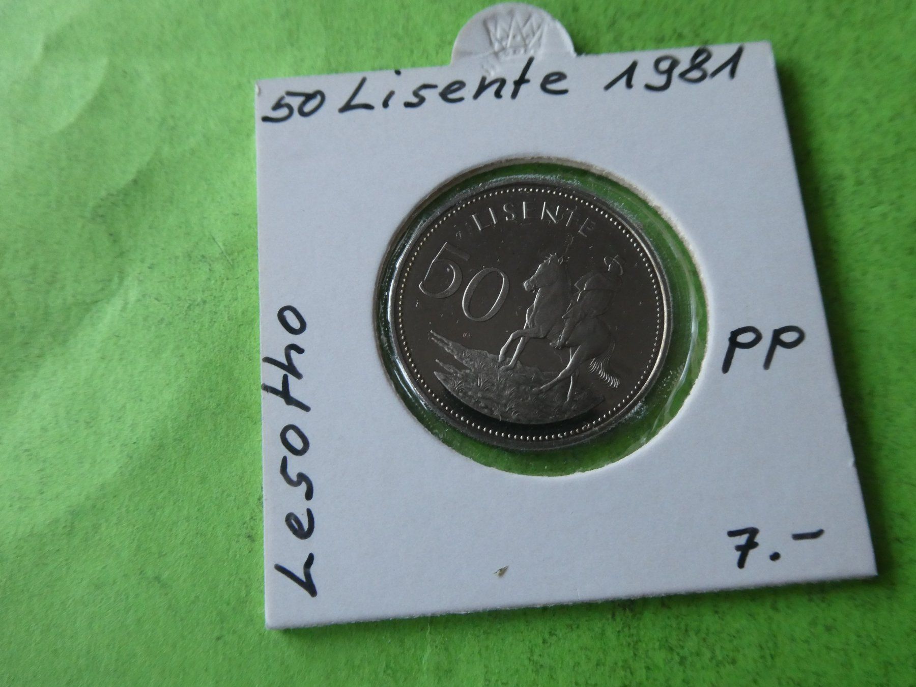 Tutti le monete: Lesotho 1981, 50 Lisente    PP – Usato da Hinterforst venduto da Rohusri