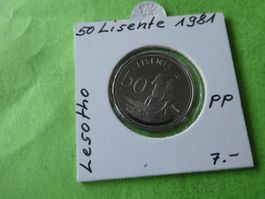 Lesotho 1981, 50 Lisente    PP