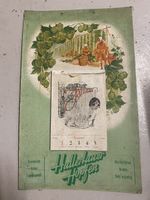 Hallertauer Hopfen 1941 alter Kalender Litho.