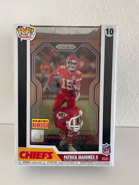 Funko Pop! NFL Trading Cards #10 Patrick Mahomes Kansas City Chiefs Prizm