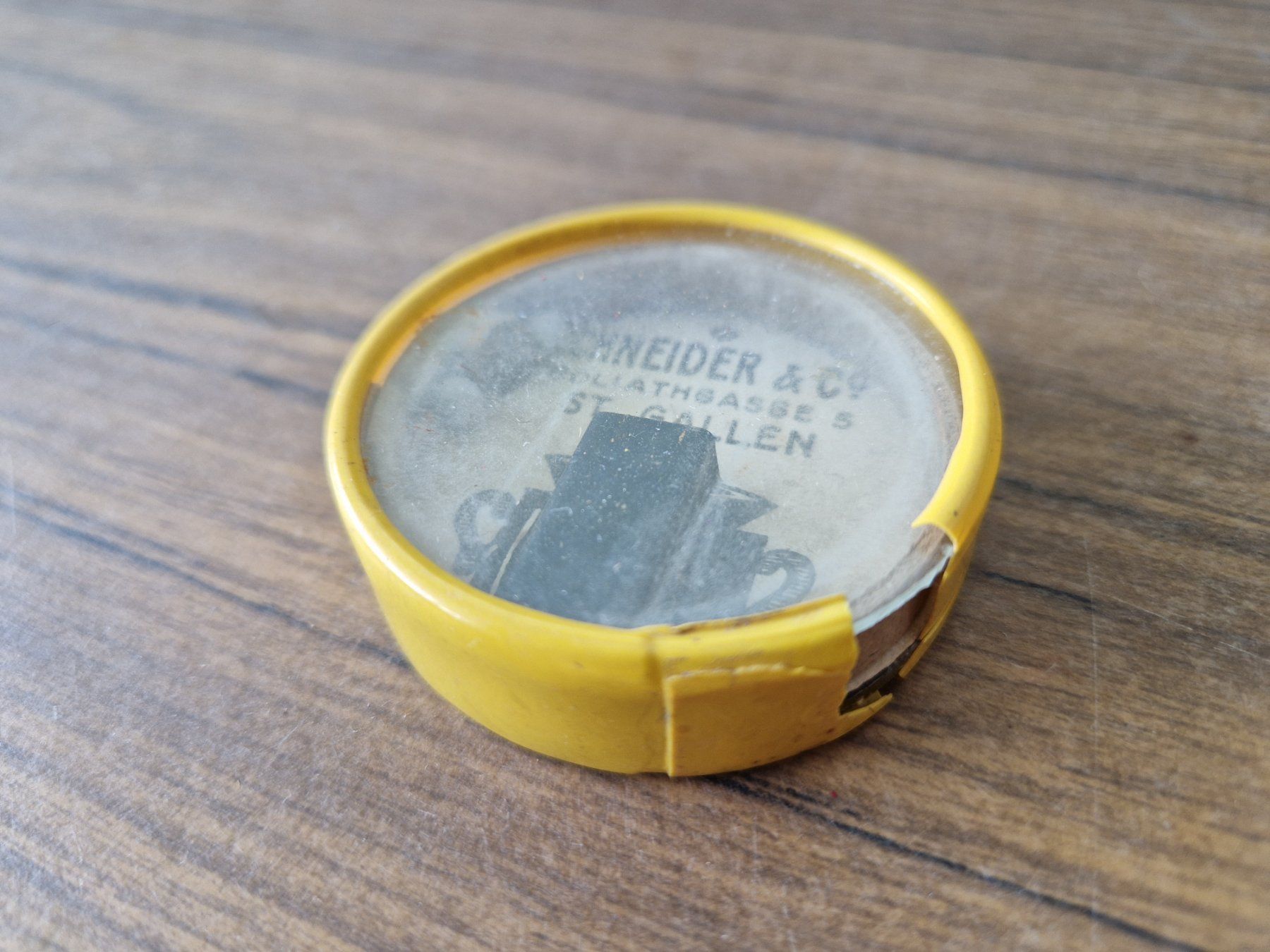 Miroirs: antiker Werbespiegel Schneider & Co St. Gallen – D'occasion à Mörschwil par lindaswunderkiste 2