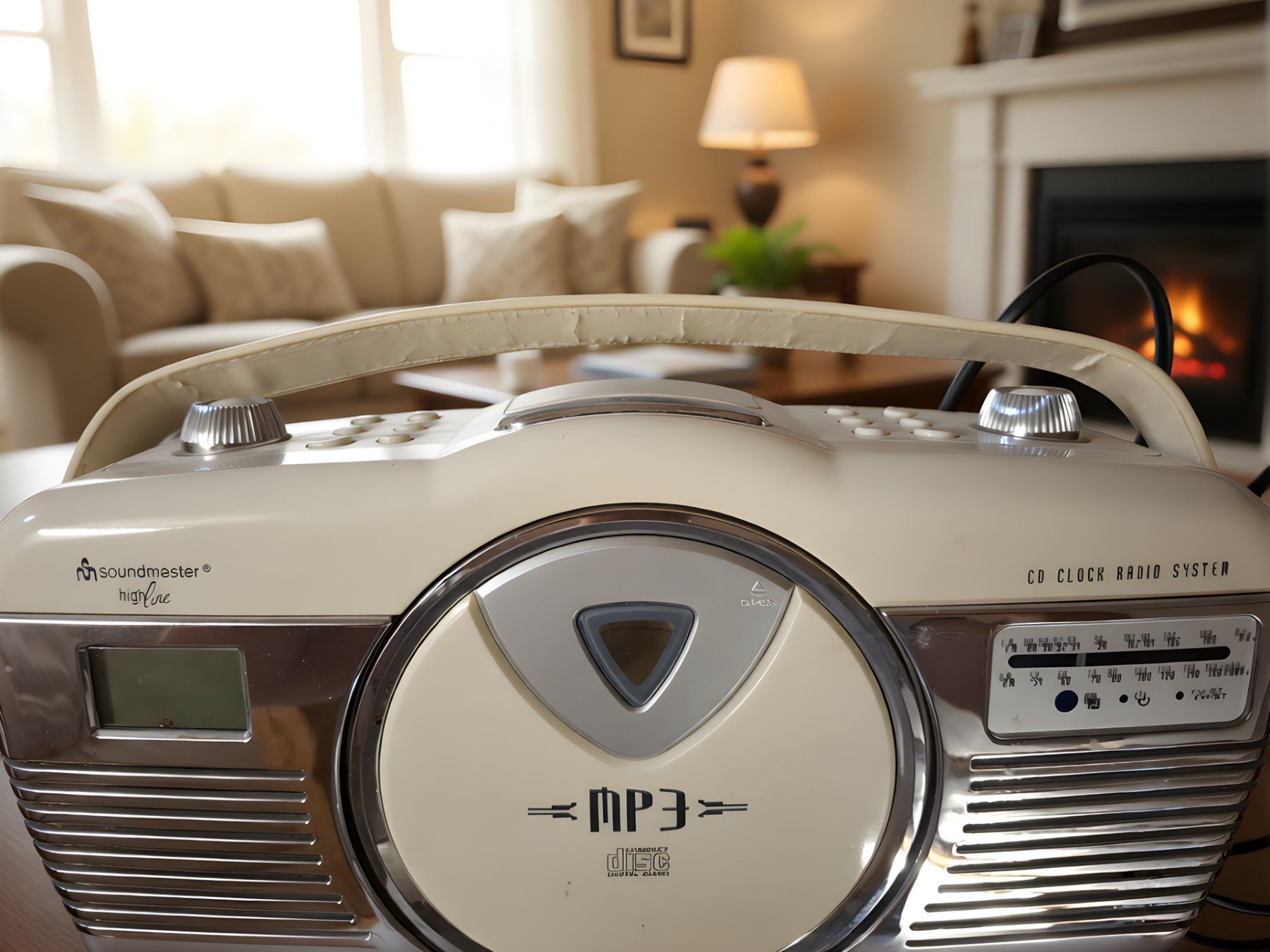 Radio: Soundmaster Highline CD Radio System Cream MP3 – Usato da Wettingen venduto da antc2024 3