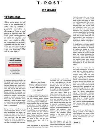 T-post.com Special T-Shirts mit Background - Grösse M