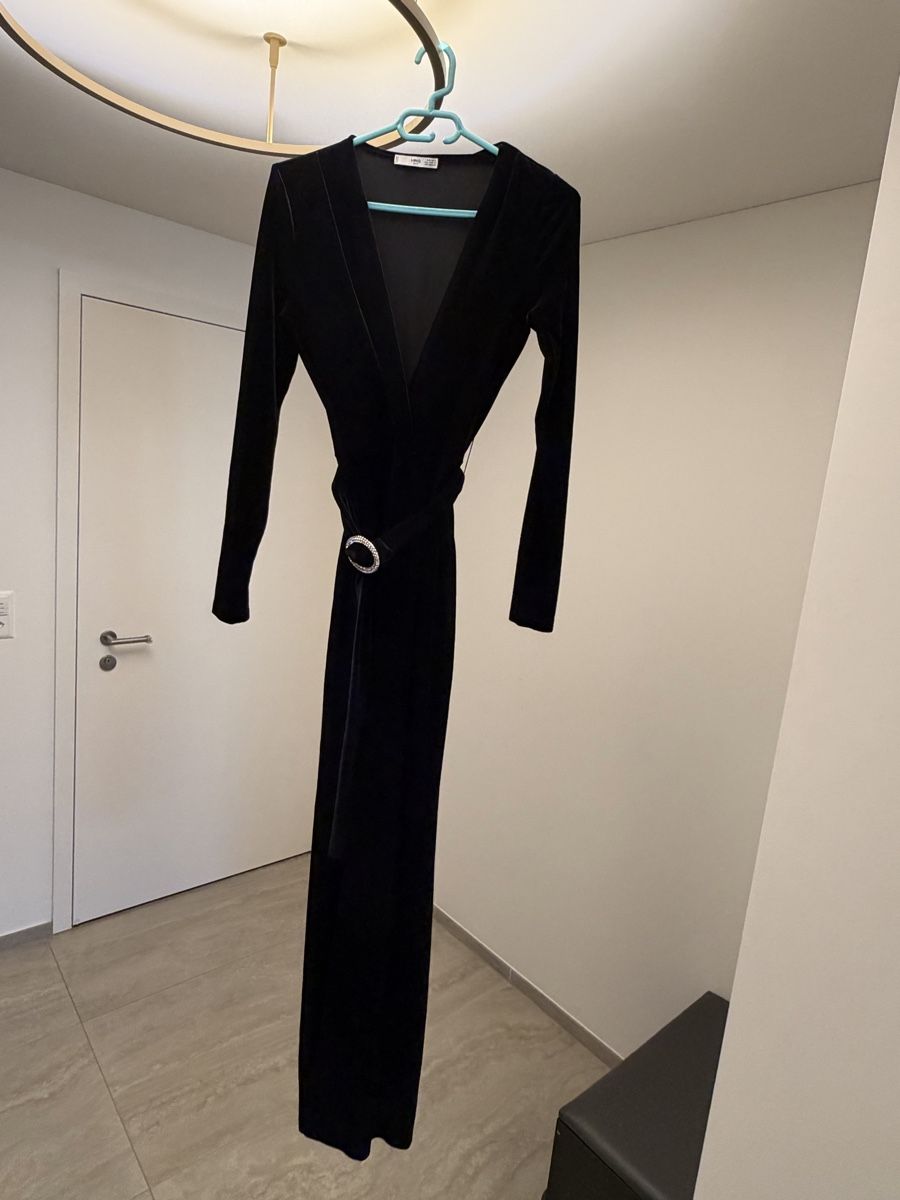 Mango Jumpsuits: Mango Jumpsuit black velvet – Neuf (Voir description) à Wilen b. Wollerau par kat_hw7k 4