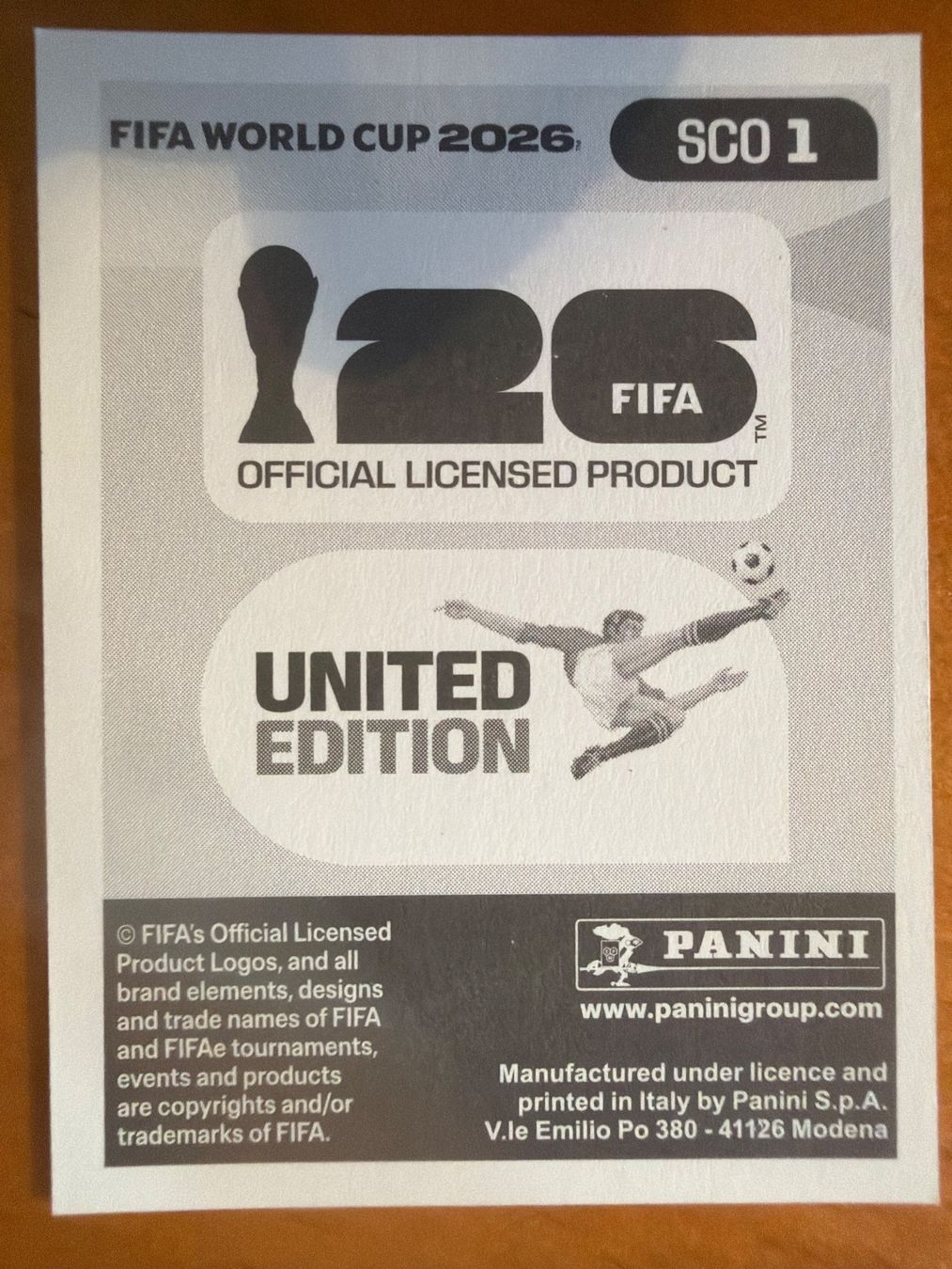 Panini Sammelbilder & Trading cards: Panini SCO1 – Neu (gemäss Beschreibung) aus Susten von Rechnun 1