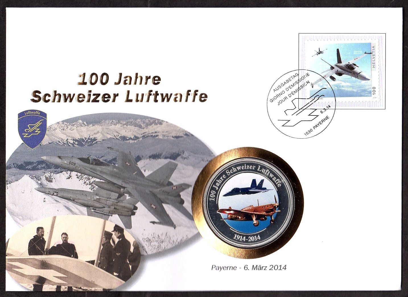 Tutti le monete: Numis, 100 Jahre Schweizer Luftwaffe – Nuovo (secondo la descrizione) da Walzenhausen venduto da dream-day