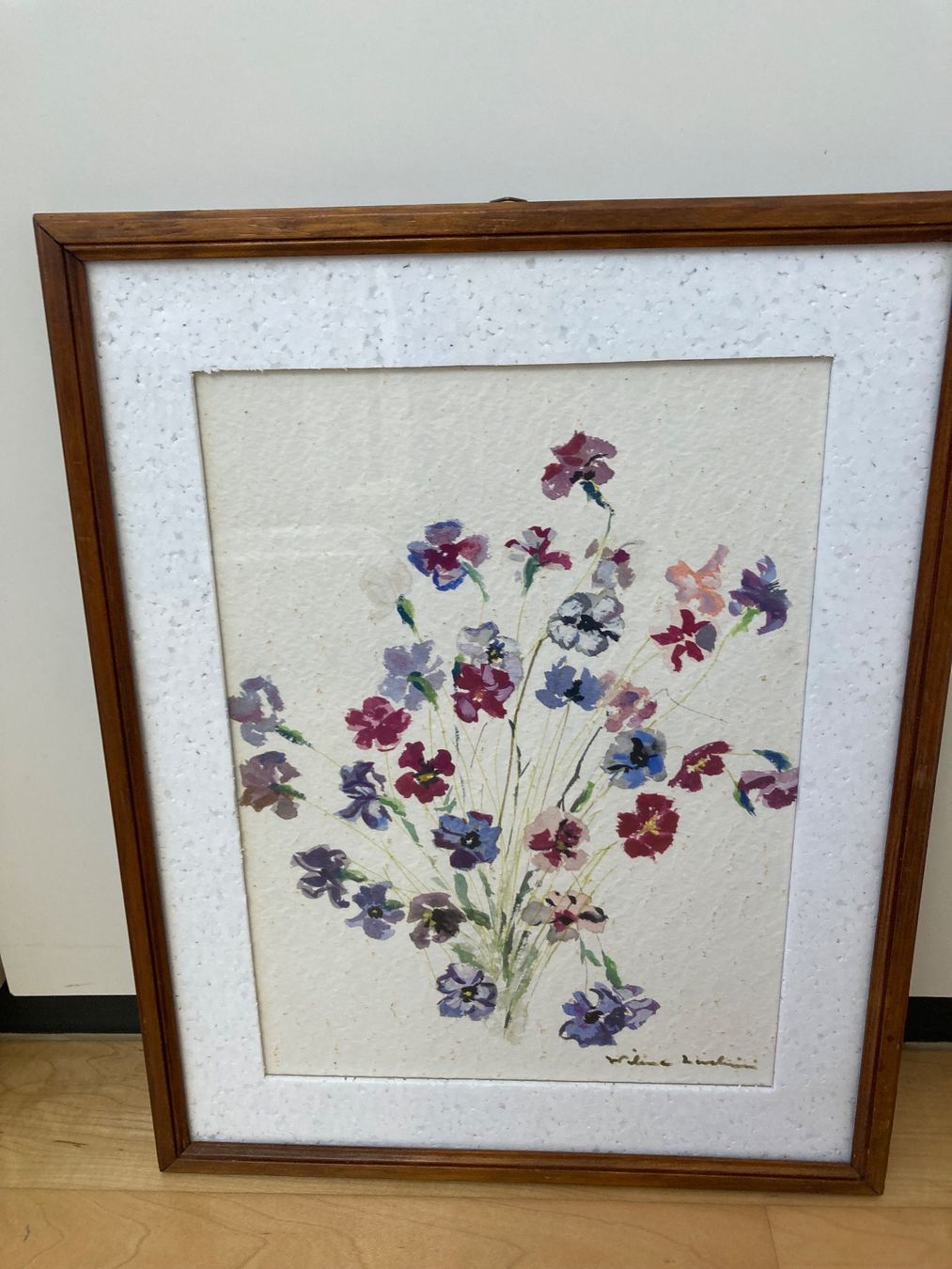 Dipinti: Blumen Aquarell - Signiert, gerahmt – Usato da Menziken venduto da Ale.burri