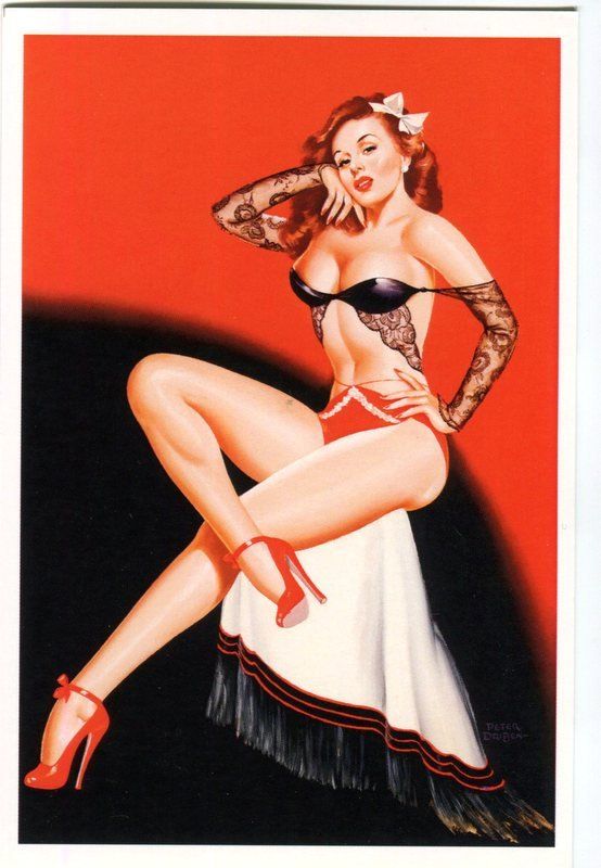 Ansichtskarten: Postkarte "Pin-up". – Neu und originalverpackt aus Basel von Butsch5