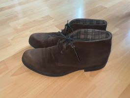 Braune wildleder schuhe von Bata, Gr. 46