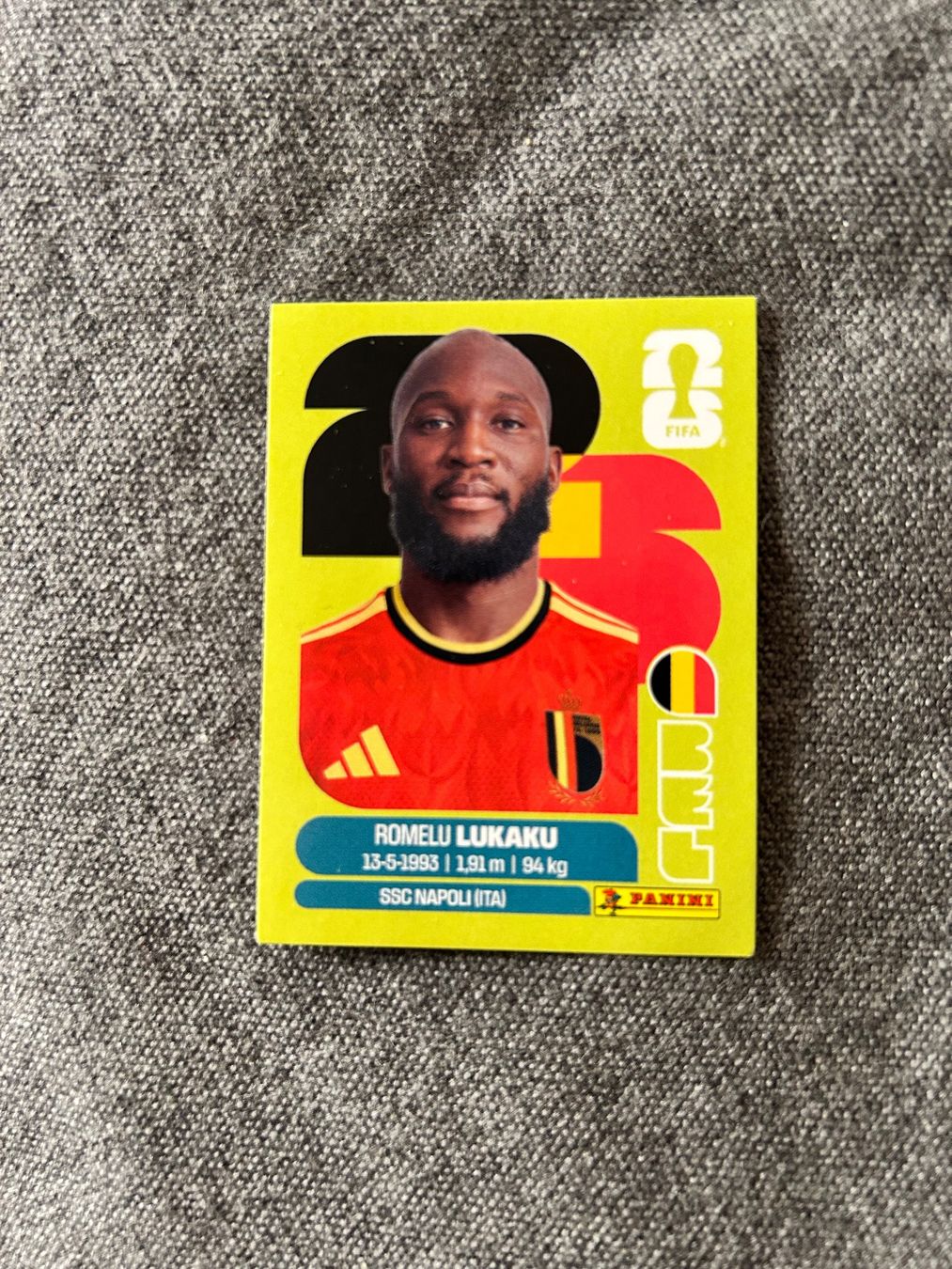 Panini Carte collezionabili: Panini BEL 20 Lukaku – Nuovo (secondo la descrizione) da Genève venduto da annedev