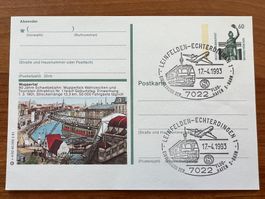 Deutschland Wuppertal Schwebebahn Karte1993 (E1640)