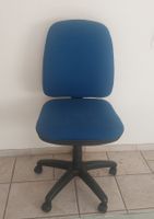 Bürostuhl, blau, gut erhalten