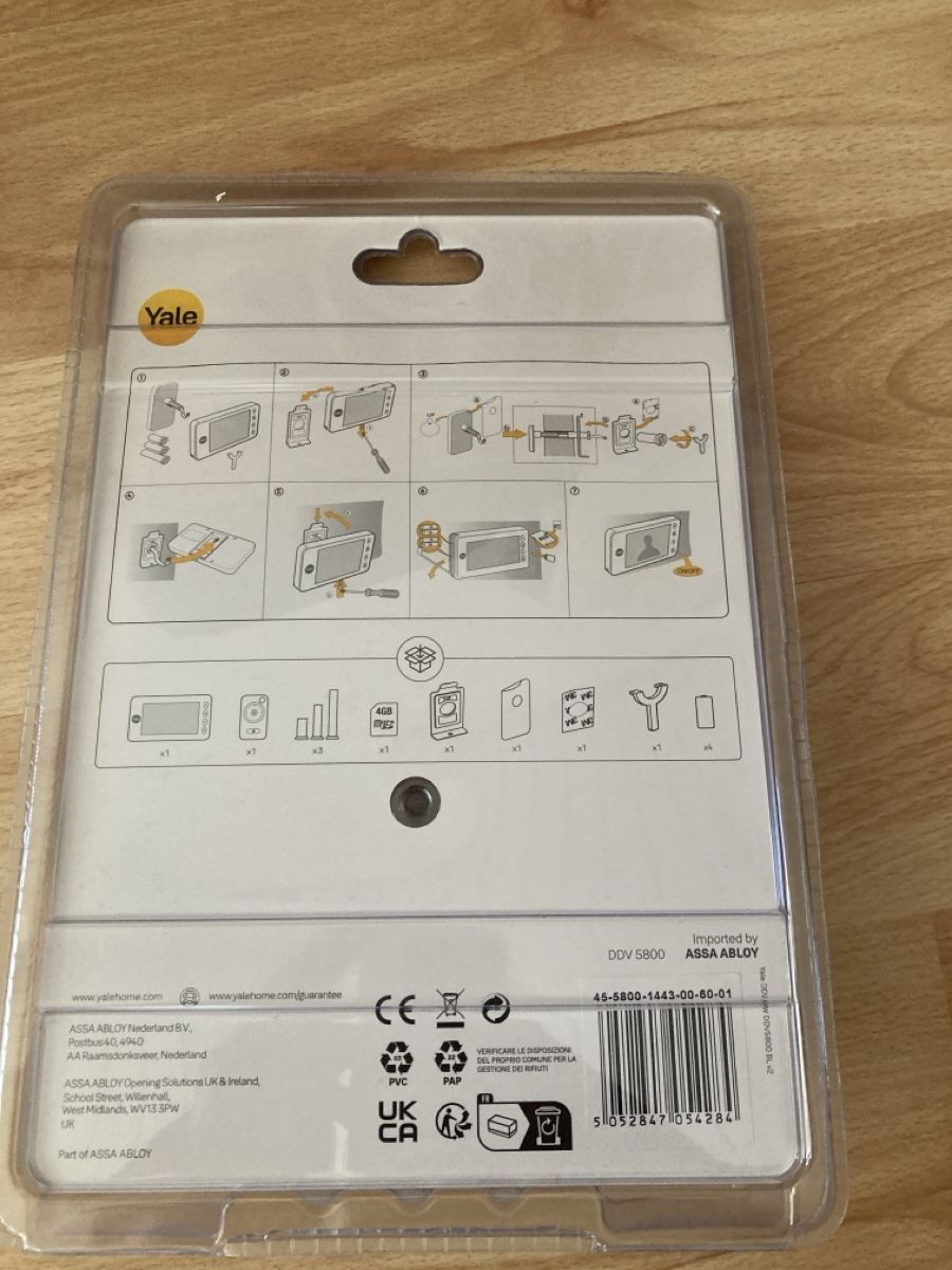Videocamere: Digitaler Türspion/ digital door viewer – Nuovo e nell'imballaggio originale da Biberist venduto da Nafena 1
