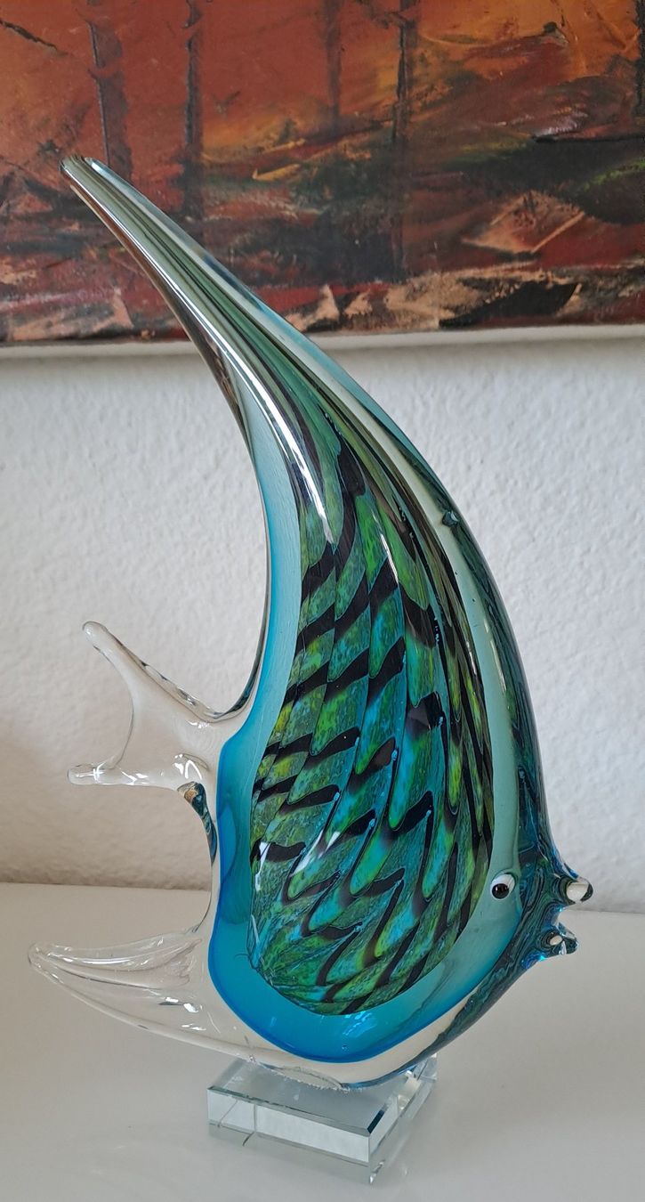 Murano Statuette: Wunderschöner Fisch aus Muranoglas – Usato da Wallisellen venduto da monbijoux009 2