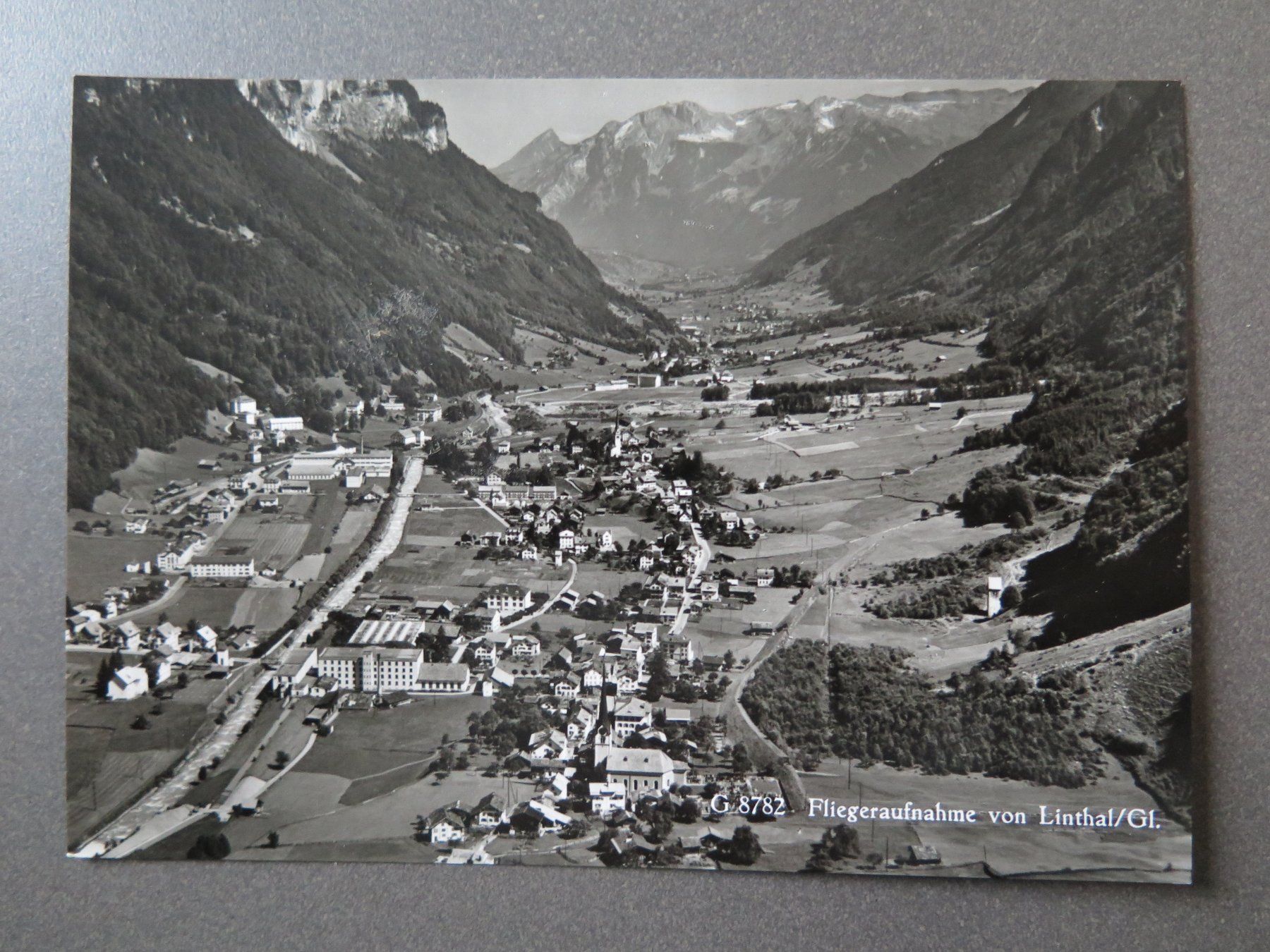 Cartoline postali: LINTHAL - FLIEGERAUFNAHME – Usato da Wittenbach venduto da lipasal