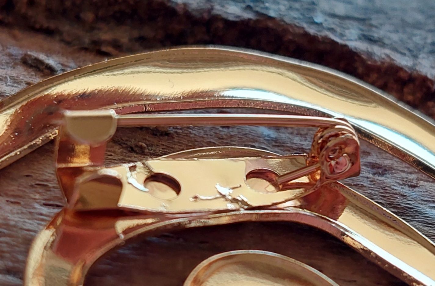 Spille & Fermagli: Wunderschöne Vintage Brosche, goldfarben, Spirale – Nuovo (secondo la descrizione) da Oberwil BL venduto da Kukkaniitty 3
