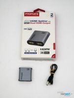 PROMATE 4K60Hz HDMI Splitter mit Dual HDMI Ausgang