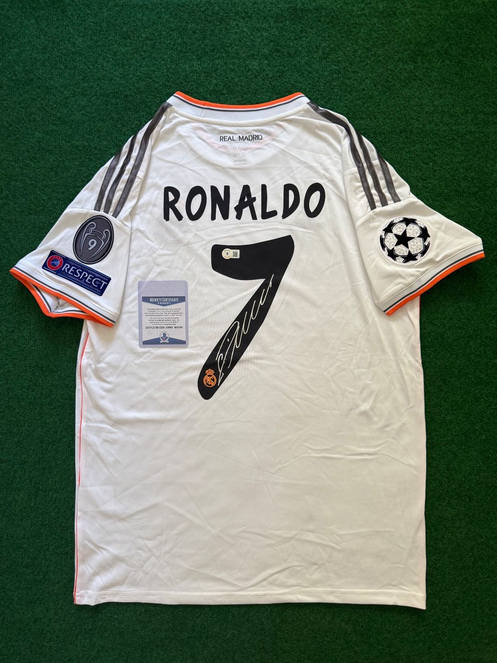 Autografi: Ronaldo Autogramm Real Madrid 2013/14 Trikot – Nuovo e nell'imballaggio originale da Bachenbülach venduto da inn_5kmg 2