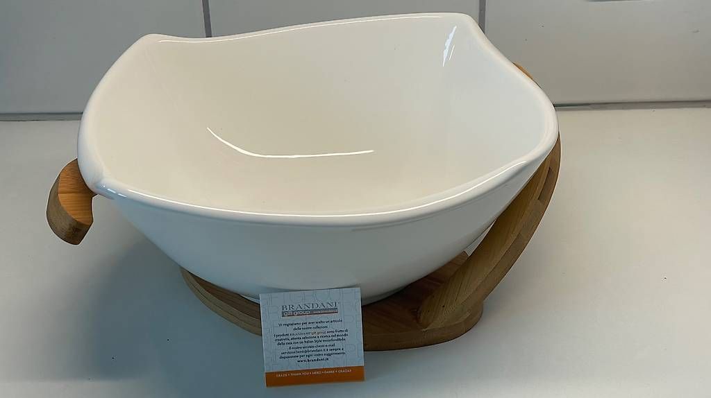 Ciotole: Brandani Design Schale mit Holz / Neu – Nuovo e nell'imballaggio originale da Jonschwil venduto da relnheaz