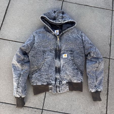 Carhartt reworked union labor jacket grey M