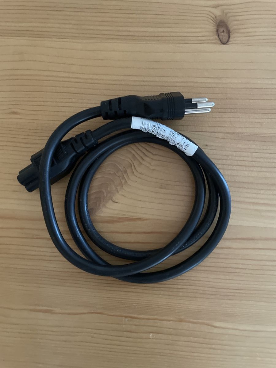 Kabel: Netzkabel Stromkabel Stecker Strom Kabel Schwarz Top Zustand – Gebraucht aus Spreitenbach von Gloxinia 1