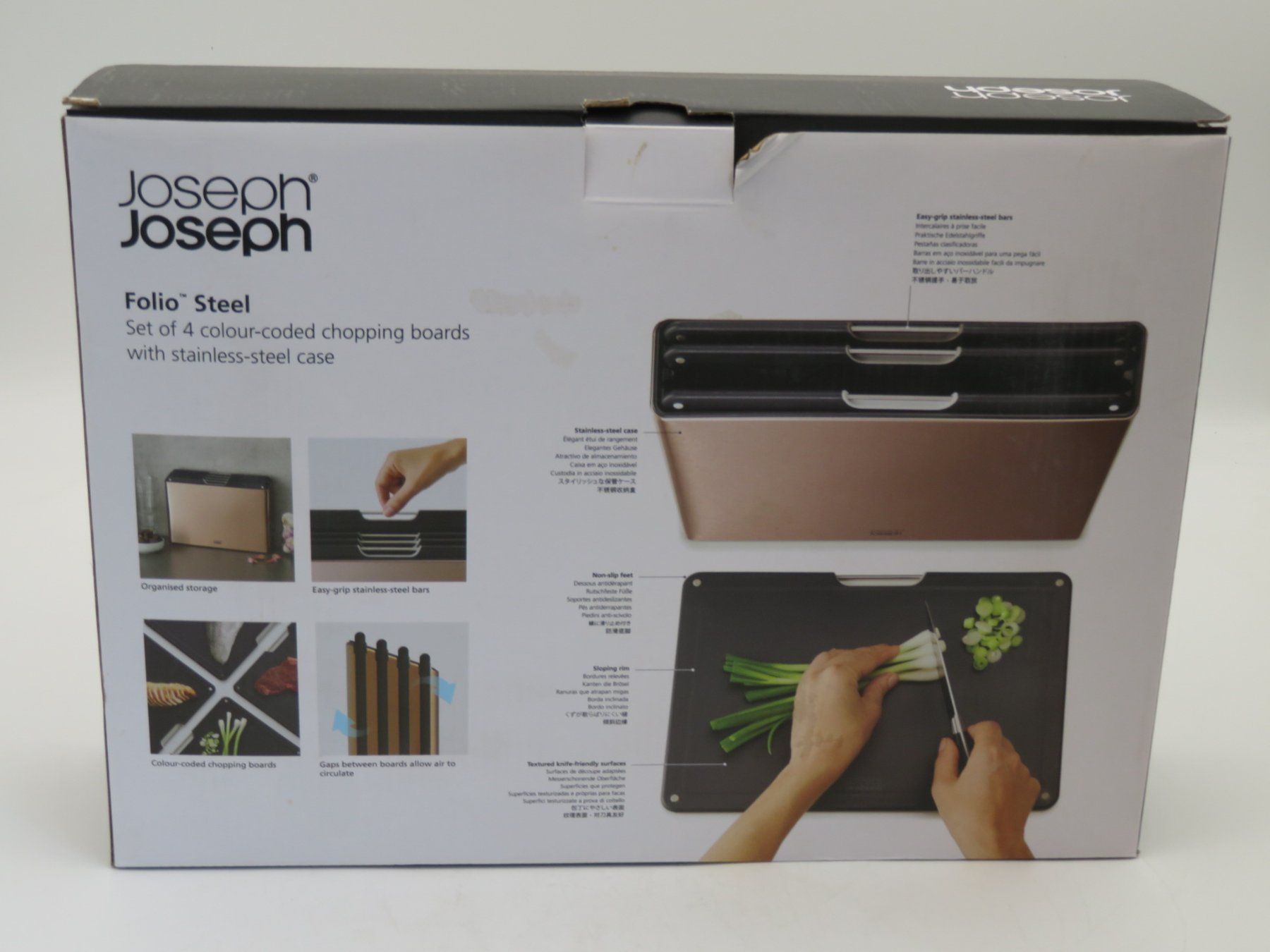 Joseph Joseph Elettrodomestici da cucina: JosephJoseph Folio Steel Schneidebretter – Usato da Reinach BL venduto da WBZ-Flohmarkt 2