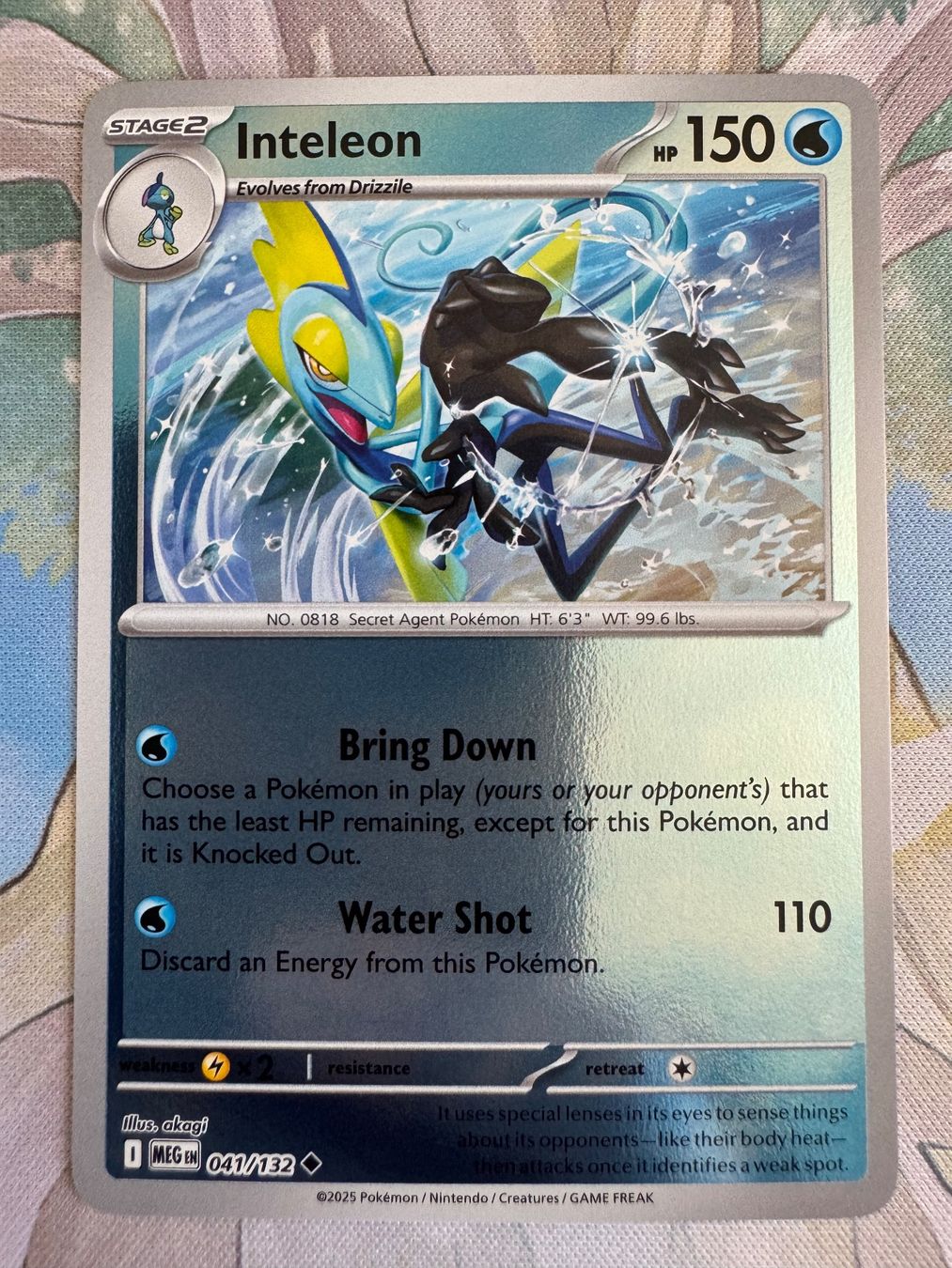 Pokémon Sammelbilder & Trading cards: Pokémon TCG - Inteleon Reverse (MEG041) Mega Evolution – Neu (gemäss Beschreibung) aus Oberwil BL von Chelsea26