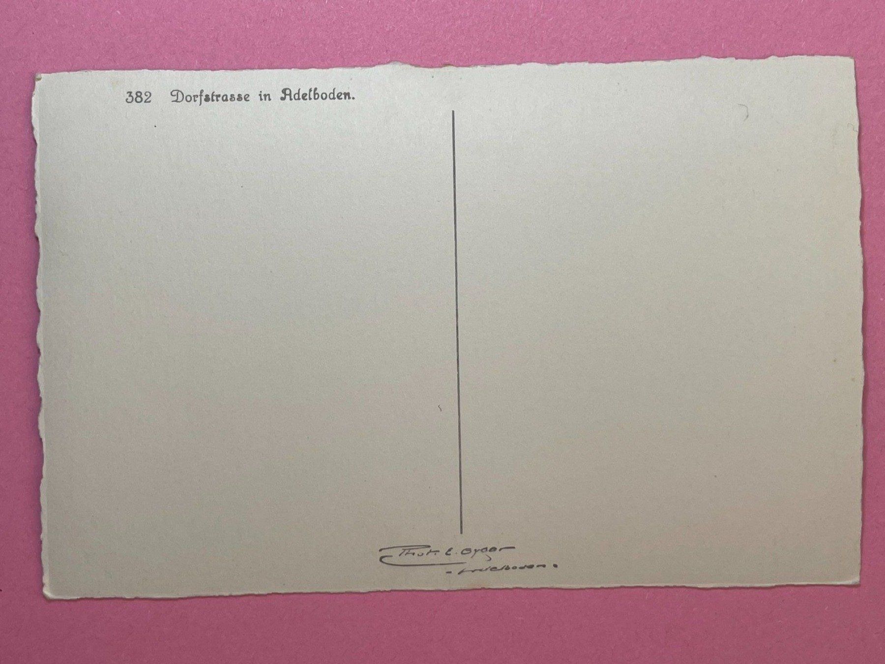 Cartoline postali: Dorfstrasse in Adelboden – Usato da Steg VS venduto da danwer74 1