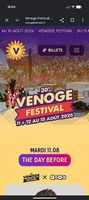 2 Billets Venoge festival vendredi 14 août 