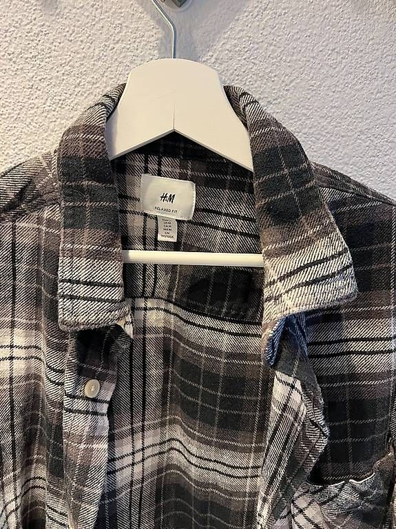 H&M Camicie: Kariertes Overshirt Hemd von H&M, Grösse M – Usato da Horn venduto da timosidler 1