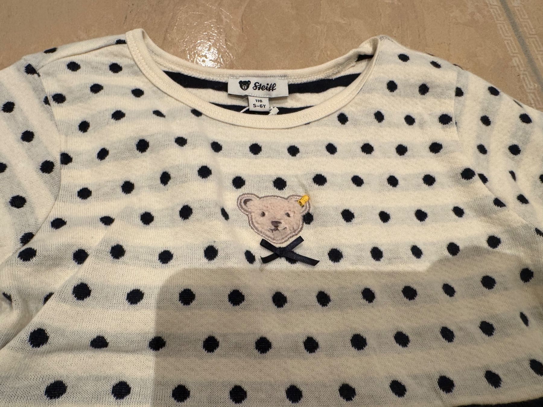 Steiff Vestiti & Gonne: Steiff neues wunderschönes Strickkleid, 6J 116 – Nuovo e nell'imballaggio originale da Klingnau venduto da Markus14 3