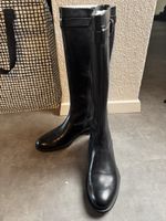 Ecco Leather Knee High Boots, Size 40, Classic Style