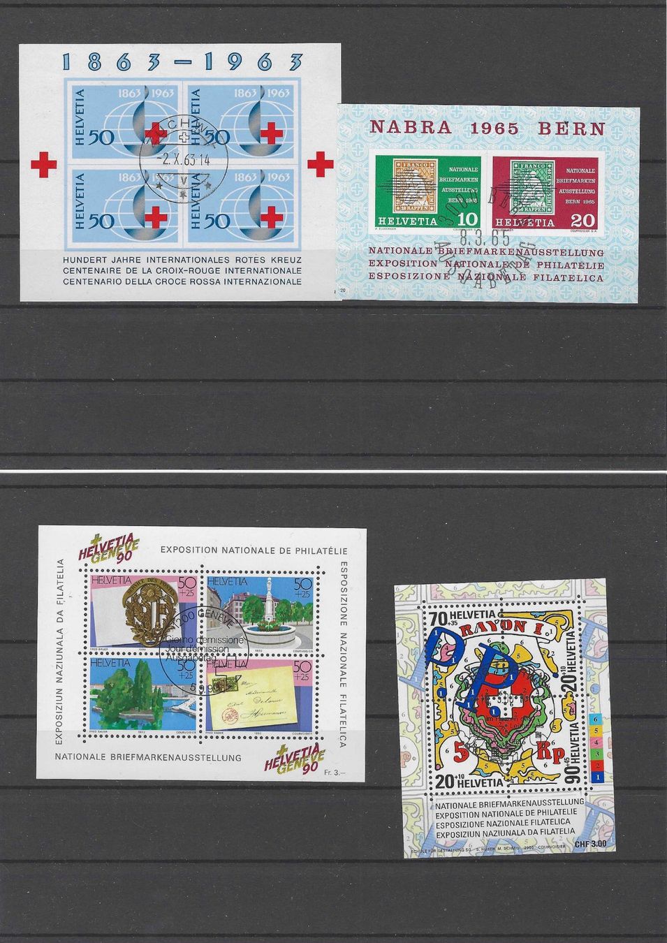 Tous les timbres: Blöcke & FDC - ab 5 CHF – D'occasion à Lungern par Strubel-Peter 1