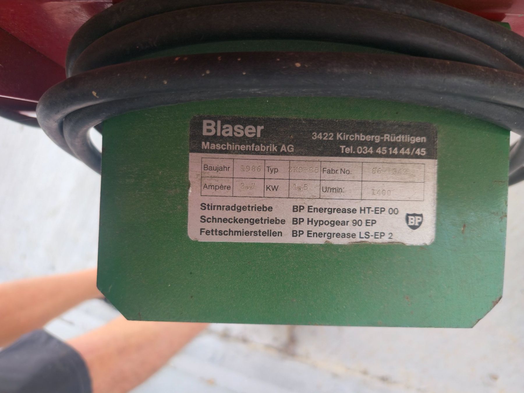 Macchine per carico, silaggio e trasporto: Förderband Blaser HT-EP 00 gebraucht 1986 – Usato da Appenzell venduto da Appi70 2