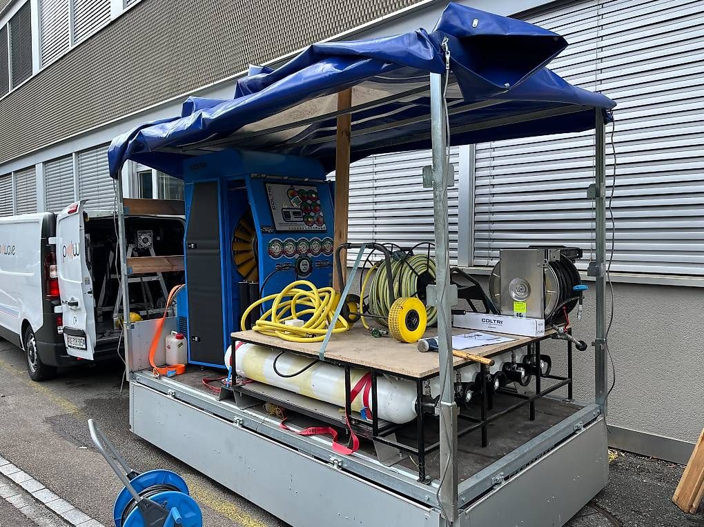 Compressori: Mobiler Druckluft-/Atemluft-Kompressor Anhänger – Nuovo (secondo la descrizione) da Wildegg venduto da Blackhawk83 1