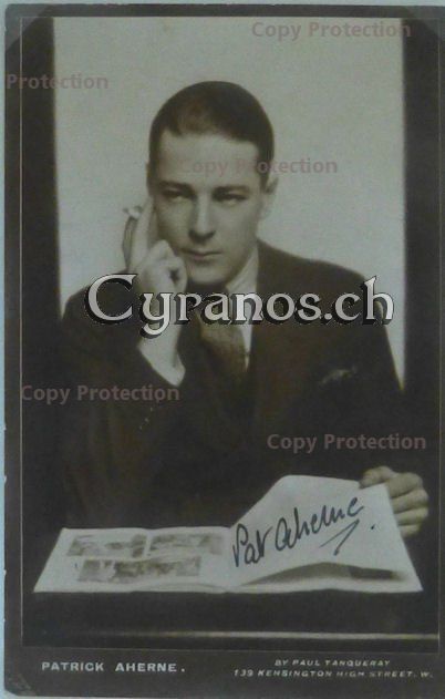 Autogramme: Patrick Aherne (1901-1970) Schauspieler - Autogramm – Gebraucht aus Dietikon von immortal-stars