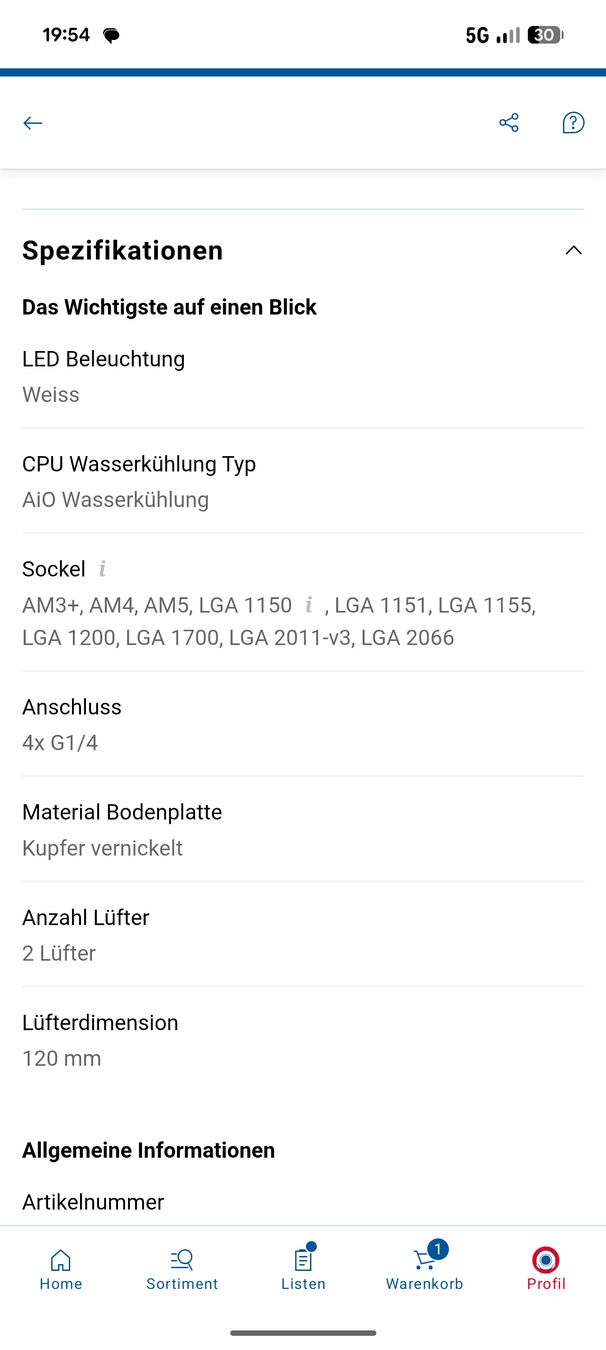 beQuiet! Custodie: Be quiet! Pure Loop AIO Wasserkühlung – Usato da Spiez venduto da ray_c5dq 5