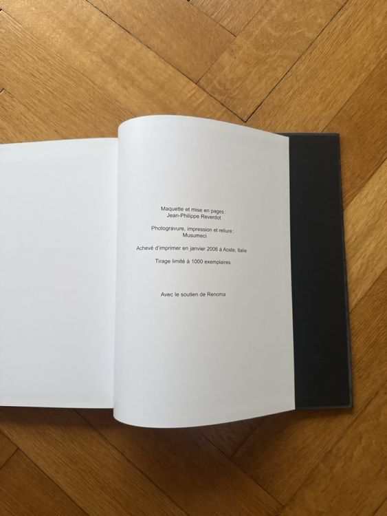 Jean-Philippe Reverdot Fotobuch 
