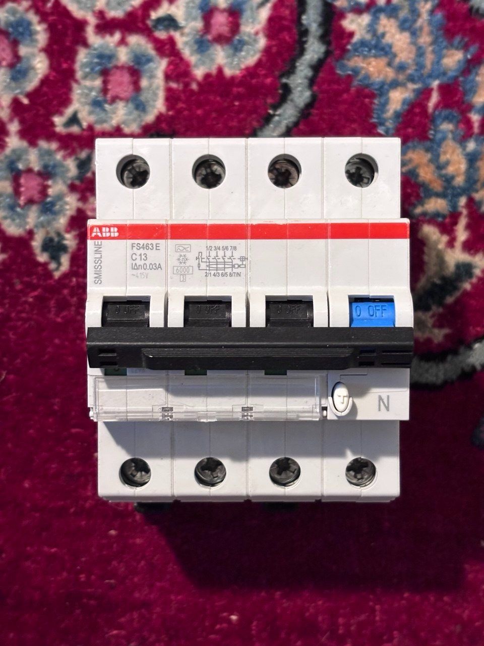 Interruttori: Hager CDA 425C FI LS/ ABB FS463E FI LS – Usato da Döttingen venduto da goh_2wv2 1