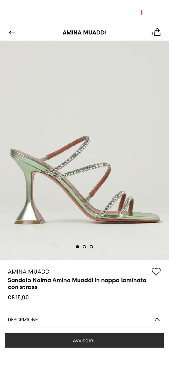 Amina Muaddi Scarpe da donna: Amina Muaddi – Usato da Bellinzona venduto da Giulia3440 7