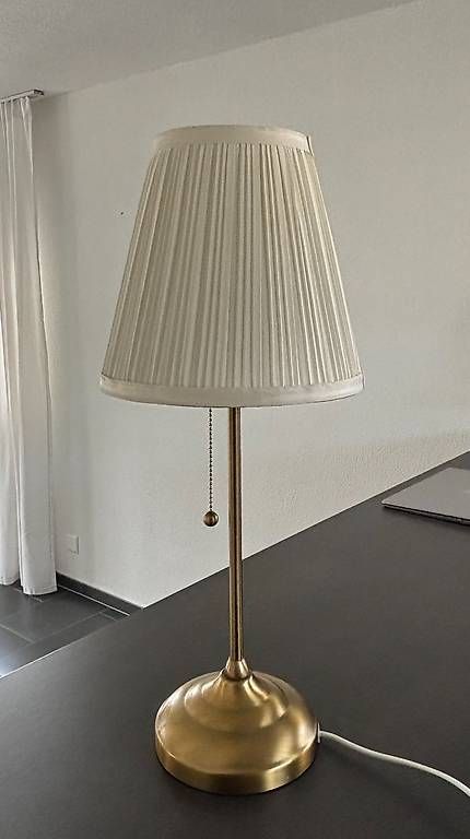 Lampes: Tischleuchte Messing/weiss – D'occasion à Brunegg par Robertino70