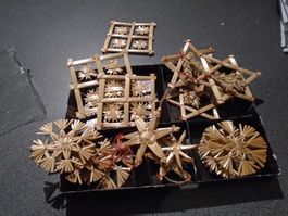 Baumschmuck, diverse Strohartikel