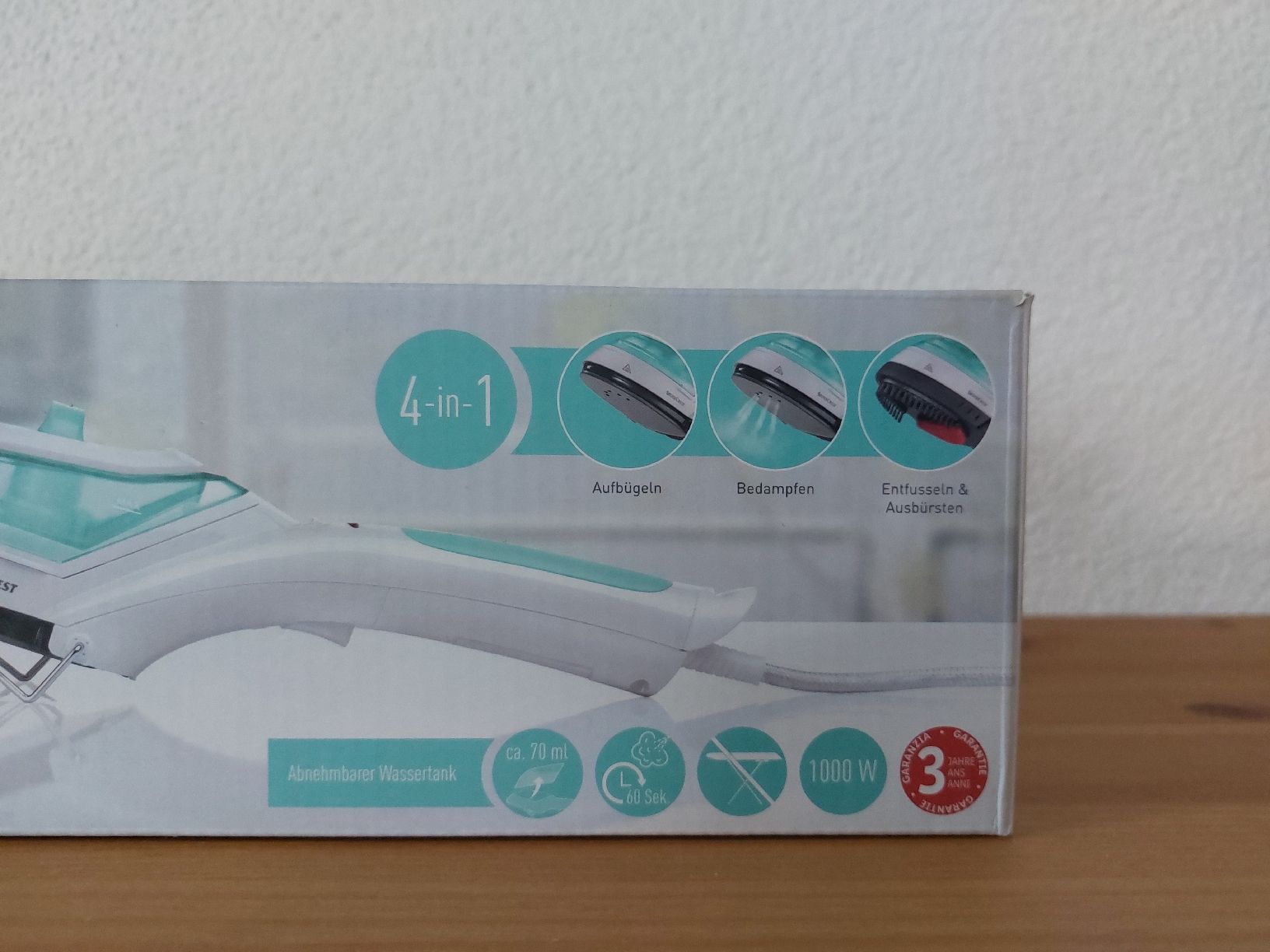 SilverCrest Bügeleisen: Silvercrest Dampfbürste 4 in 1, Orginalverpackt! – Neu und originalverpackt aus Effingen von roe_7mb7 1